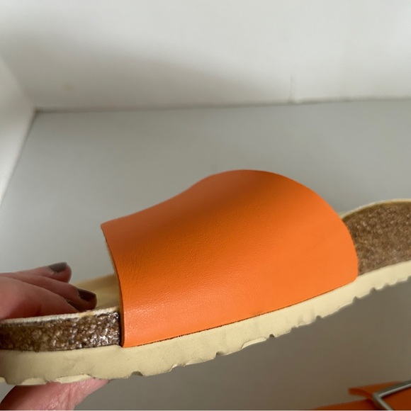 BOHO Birkenstock Catalina Orange Sandals Shoes Slides 39 8 8.5 minimal wear &… - Picture 16 of 16